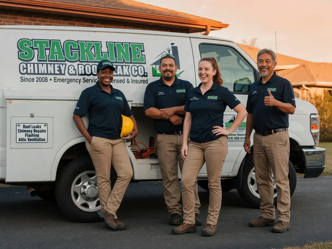 Chimney flashing repair company in Cedar Point, KS